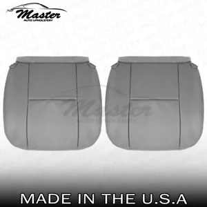 2003 -2005 Fits Chrysler Town & Country Lower LEFT & RIGHT Gray Vinyl Seat Cover - Bild 1 von 10