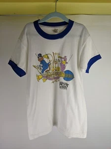 Disney Dreamfinder Figment YesterEars Shirt Youth XL 1982 Ringer Tee Epcot - Picture 1 of 10