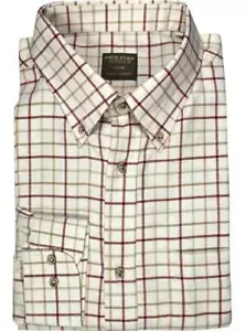 Jack Pyke Countryman Shirt Checked Shirt - Burgundy Check - Picture 1 of 1