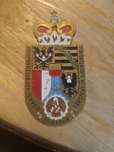 Badge automobile auto car club Switzerland Automobilclub Schweiz Liechtenstein - Picture 1 of 4