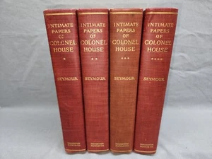  THE INTIMATE PAPERS OF COLONEL HOUSE by Charles Seymour World War I History  - Bild 1 von 11