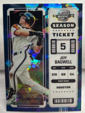 Jeff Bagwell 2023 Panini Chronicles Contenders Optic #15 - NAVY BLUE ICE #d 1/25