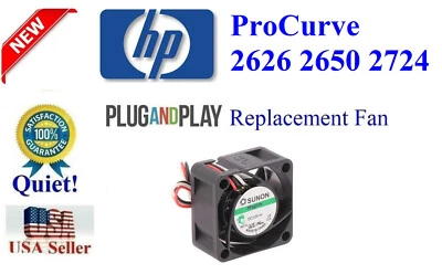 1x Quiet Replacement Fan for HP ProCurve 2626 2650 2724 - Image 1 of 4
