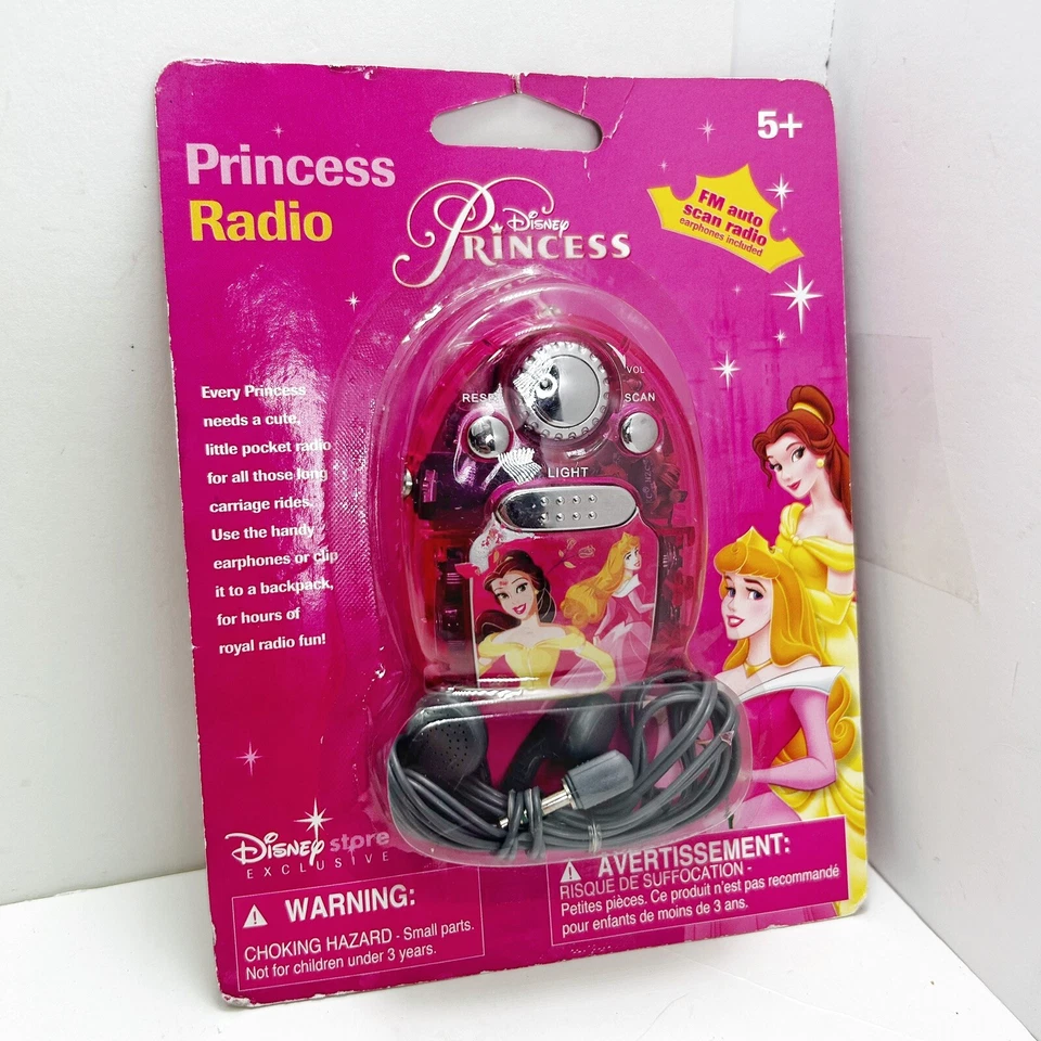 Auriculares De Colección Princesa Radio Disney Store Exclusivos FM Escaneo Automático NUEVO Foto 1 de 4