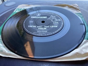 CILLA BLACK ORG SOLIDCENTRE AUSSIE N/EXC VINYL 45 YOU'VE LOST THAT LOVIN' FEELIN - Picture 1 of 17