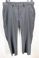 J. Ferrar Men's Black Modern Fit Pleated Front Dress Pants Grey, Size 38x29