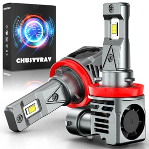 Pair H11 LED Headlight Bulbs 6000K for Suzuki GSXR 1000 LIMITED EDITION ABS 2015 - Picture 1 of 12