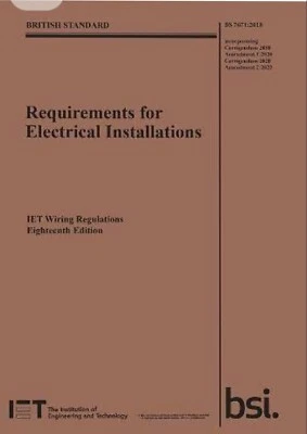 Requirements for Electrical Installations, IET Wiring Regulations, Eighteenth Ed - Image 1 of 4