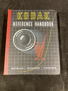 KODAK REFERENCE HANDBOOK, MATERIALS, PROCESSES & TECHNIQUES, 1947, HC BINDER - Picture 1 of 9