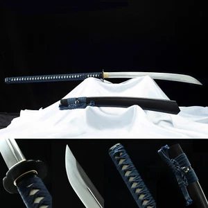 50 Zoll Tradition Naginata Schwert scharf japanisch Samurai Katana T10 Stahl langer Griff - Bild 1 von 9