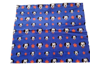 FQ 53cm 47cm SQUARE DALMATION DOGS HEADS BLUE HABERDASHERY COTTON FABRIC - Picture 1 of 2