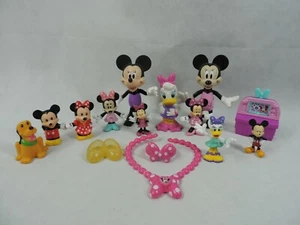 Lotto giocattoli Disney Minnie Mouse Little People Mattel Topolino Pluto - Foto 1 di 7