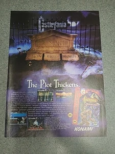 Castlevania Bloodlines Sega Genesis Print Ad 1994 8x11 Great To Frame - Picture 1 of 1