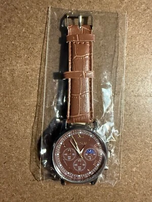 Мужские коричневые часы, НОВЫЕ - Изображение 1 из 3