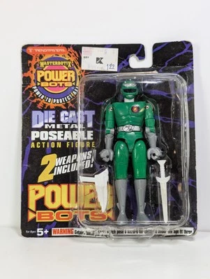 1994 Trendmasters Masterbotix Power Bots Kelly Green Figure KO Power Ranger - Image 1 of 4