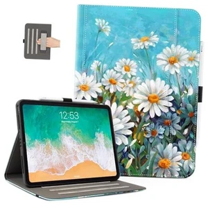 for iPad M2 air 6th 11 inch 2024 Case Floral,for iPad Pro 11 inch Daisy - Picture 1 of 7