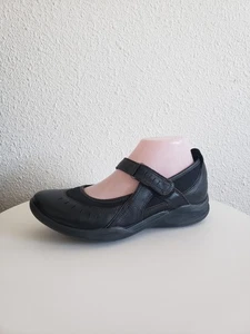 Clarks Women Black Leather/mesh Mary Jane Comfort  Shoes Size 8M  - Picture 1 of 13