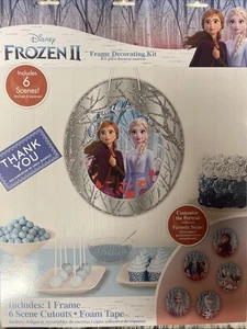 Frozen Birthday Party Decoration Frame and Cutout Photo Decorating Kit🌟 - Picture 1 of 2