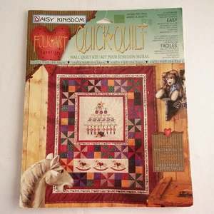 Edredón rápido de arte popular Daisy Kingdom 1996 vintage #37303 árbol de juguete edredón de pared nuevo de stock - Imagen 1 de 8