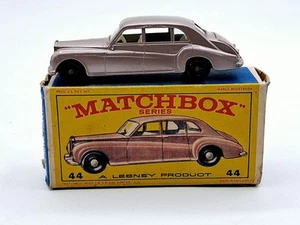Vintage 1964 Matchbox Lesney – 44b Rolls Royce Phantom V In Original Box - Picture 1 of 16