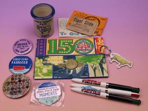 Vintage Iowa State Fair Collection/Souvenirs - Crock/Ye Old Mill/Pins/Pens - Picture 1 of 12