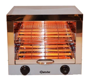 Bartscher Toaster Überbackgerät zwei Etagen Edelstahl A151600 unbenutzte B-Ware - Bild 1 von 7