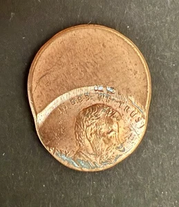Mint Error Lincoln Memorial Cent Struck Off Center - Picture 1 of 2