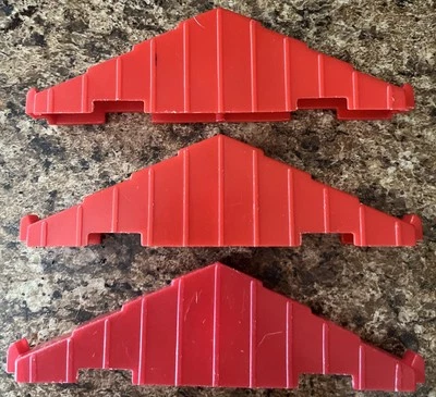 3 Troncos Lincoln Vintage 2 Muescas Rojo Techo Bragueras Piezas de Repuesto Originales Foto 1 de 3