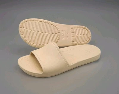 Sandálias Crocs creme tamanho 10 excelente - Imagem 1 de 4