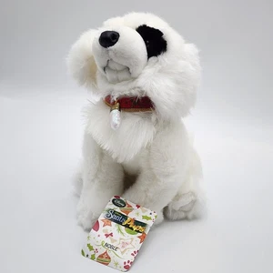 Disney Store Santa Paws 2 Plush Noble Stuffed Animal White Rare NWT - Picture 1 of 9