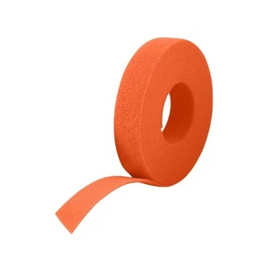 Cablenet Hook and Loop One Wrap Continuous Tape 25m Reel x 10mm Orange - Afbeelding 1 van 3