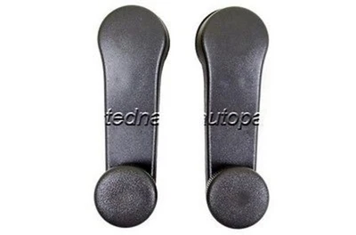 fits 1998 to 2010 Volkswagen Beetle Window Crank Handle Left and Right Gray Foto 1 de 2