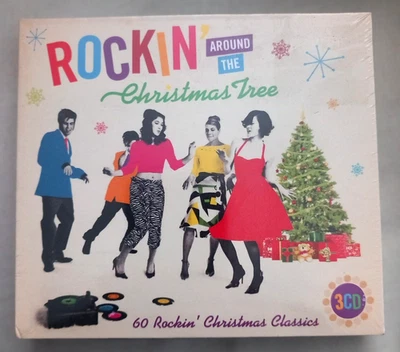 Sealed ROCKIN AROUND THE CHRISTMAS TREE VARIOUS 3CD 2012 BRENDA LEE DRIFTERS + - Image 1 of 2