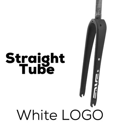 Horquilla rígida para bicicleta de grava de carretera 700c 27,5 pulgadas freno de disco de fibra de carbono MTB horquilla rígida Foto 1 de 4