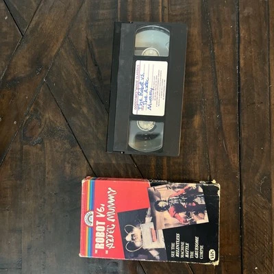 GOODTIMES 1986 1960’s ROBOT VS AZTEC MUMMY VHS Movie TAPE HORROR CULT CLASSIC - Image 1 of 2