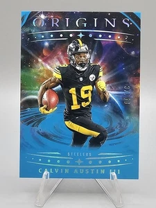 2025 Panini Origins #54 Calvin Austin III Teal 37/50 💥 Steelers - Imagen 1 de 2