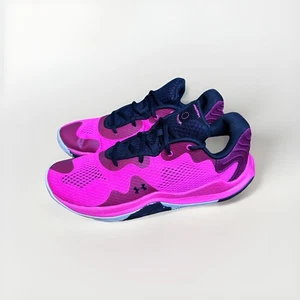 Under Armour Anatomix Spawn 5 Breast Cancer Awareness Mens 10 Electro Pink Curry - Picture 1 of 10