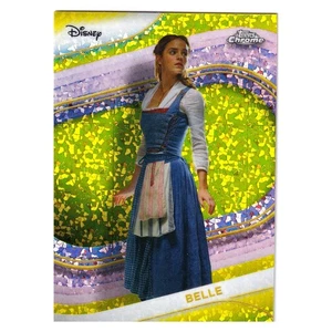 Mini refractor de diamante amarillo Topps Chrome Disney Belle #129 2025 - Imagen 1 de 3