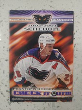 2002-2003 Philadelphia Phantoms Pocket Schedule AHL