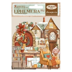 New Stamperia Adhesive Ephemera - Christmas All Around Xmas - Picture 1 of 2