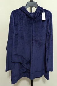 Top túnica azul profundo para mujer Lane Bryant LIVI talla 18/20 $69 - Imagen 1 de 8