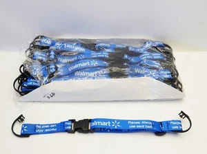 New Lot of 25 Shopping Cart Child Safety Restraint BLUE Walmart Belt Strap - Picture 1 of 4