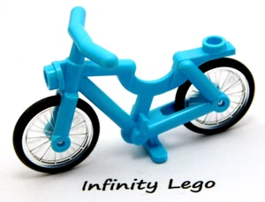 LEGO Medium Azure Bicycle Pedal Bike City Friends Pushbike (4719 4720) - Picture 1 of 1