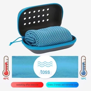 SPORT GYM TOWEL ABSORBENT MICROFIBRE MICRO FIBER SPORT TRAVEL - QUICK DRYING - Picture 1 of 14