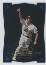 1998 Leaf Fractal Matrix Die-Cut Diamond-Axis Promos /50 Scott Spiezio #35