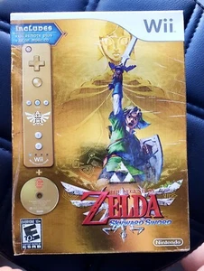 THE LEGEND OF ZELDA : SKYWARD SWORD Bundle 25th Anniversary Gold Wii Mote Cib - Picture 1 of 5