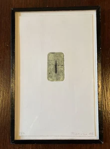 TOM MARIONI Artist’s Proof signierte Farbradierung anglisches UV Glas UNZE GOLD - Bild 1 von 24