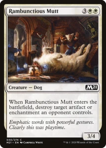 RAMBUNCTIOUS MUTT x4 mtg NM-M M21 Magic Core Set 2021 4 Common - Picture 1 of 1