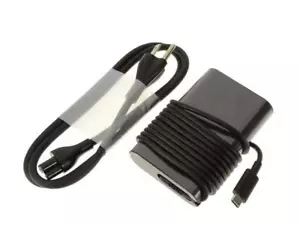 Genuine Dell Laptop Charger 65W Watt USB Type C AC Power Adapter - Picture 1 of 3