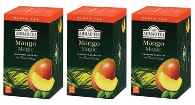 AHMAD TEA Pack of 3 - Ahmad Mango Magic Black Tea 20ct
